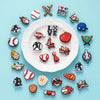 Baseball Shoe Charms Fit Clog Wristband Bracelet Decoration Sports Pins Accessories Shoe Charm For Men Women Teens Birthday Party Favor Gifts