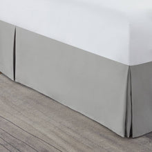 Load image into Gallery viewer, Nestl Bedding 14" Tailored Drop Premium Bedskirt, Queen - Light Gray