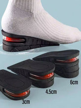 Load image into Gallery viewer, QKC 1 Pair/2 Pairs Men's Height Increasing Insoles, Non-Fatiguing, Invisible Height Increasing Inserts With Shock Absorber, Women's Hidden Heel Insoles, Height Increasing Pads